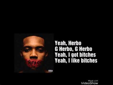 g herbo i like lyrics|yeah my name g herbo.